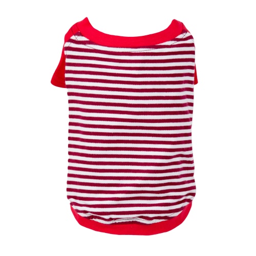 Red Striped Dog T-Shirt